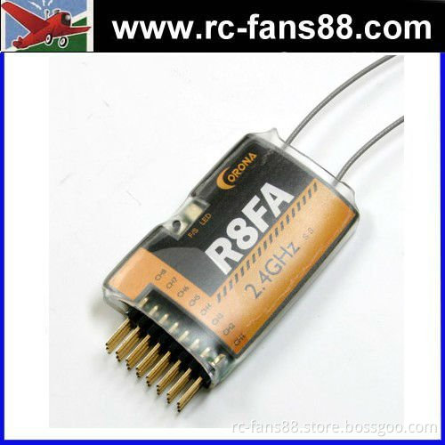 CORONA 8-Channel 2.4G Spread Spectrum/FASST Compatible Receiver R8FA